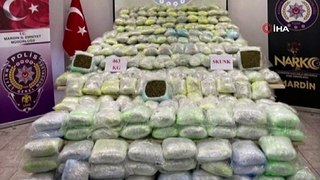 Narkotik birimlerinin 9 şehirde düzenledikleri operasyonlarda toplam 775 kilogram uyuşturucu yakalandı