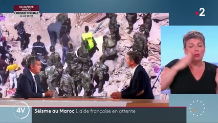 GALA VIDÉO - Mohammed VI en France lors du séisme au Maroc ? Gérald Darmanin gêné par Thomas Sotto