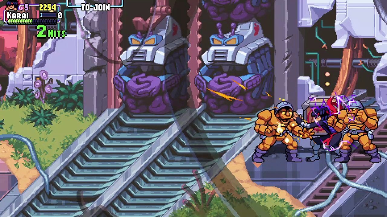 TMNT: Shredder's Revenge - Gnarly Difficulty - Stage 13 - Karai - Solo - Story Mode