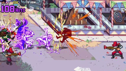 TMNT: Shredder's Revenge - Gnarly Difficulty - Stage 09 - Karai - Solo - Story Mode