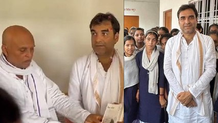 Pankaj Tripathi का Father Loving Memory में Hometown Government School Library Open, Watch Video