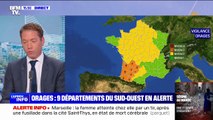 Orages: 9 départements du Sud-Ouest placés en vigilance orange