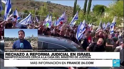 Informe desde Jerusalén: seis detenidos en una protesta contra el ministro de Justicia de Israel