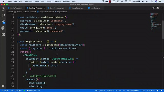 Client side login and register (Legacy) - Displaying server validation errors in our form