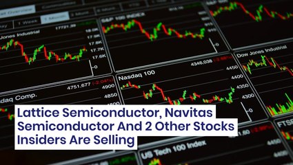 Lattice Semiconductor, Navitas Semiconductor And 2 Other Stocks Insiders Are Selling
