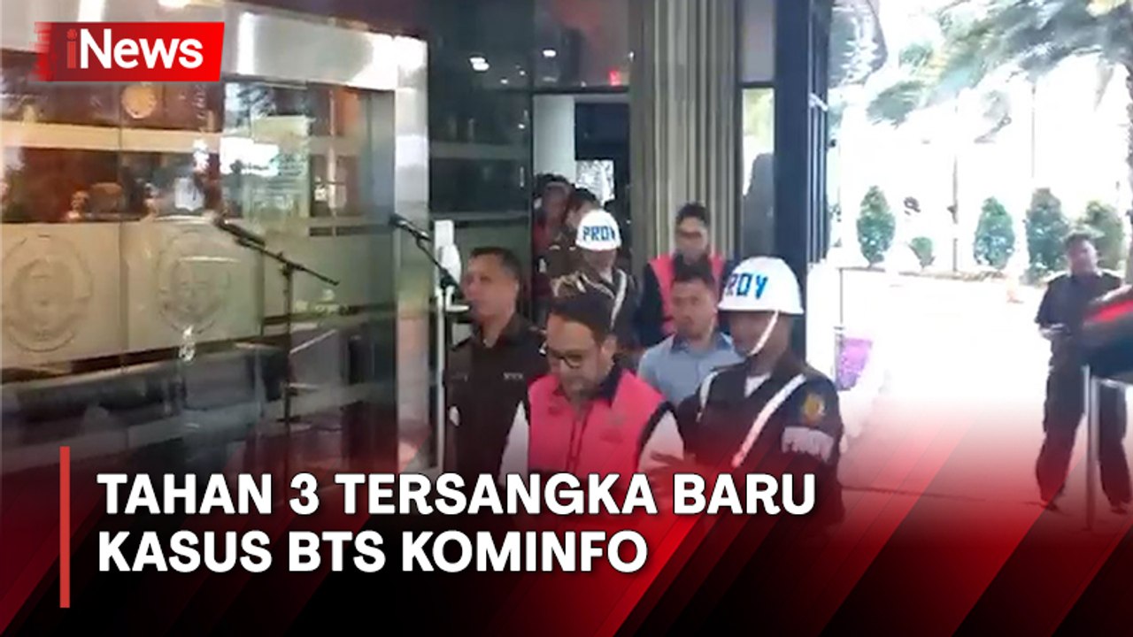 Kasus BTS Kominfo, Kejagung Langsung Tahan 3 Tersangka Baru
