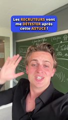 Les recruteurs vont me détester après cette astuce 