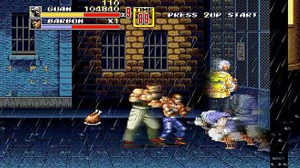 Streets of Rage 2 : Warriors of Fate - Guan Yu (Hard Difficulty) (Hack)