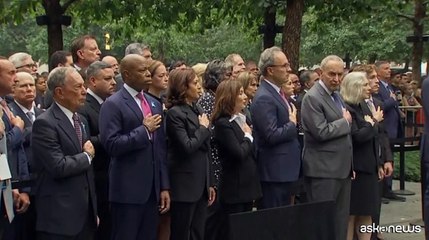 Kamala Harris a Ground Zero per le celebrazioni dell'11 settembre