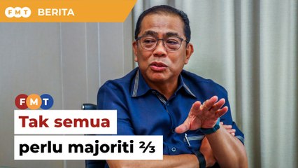 Tak semua pindaan perlu 2/3, kata Khaled selepas Muda keluar kerajaan