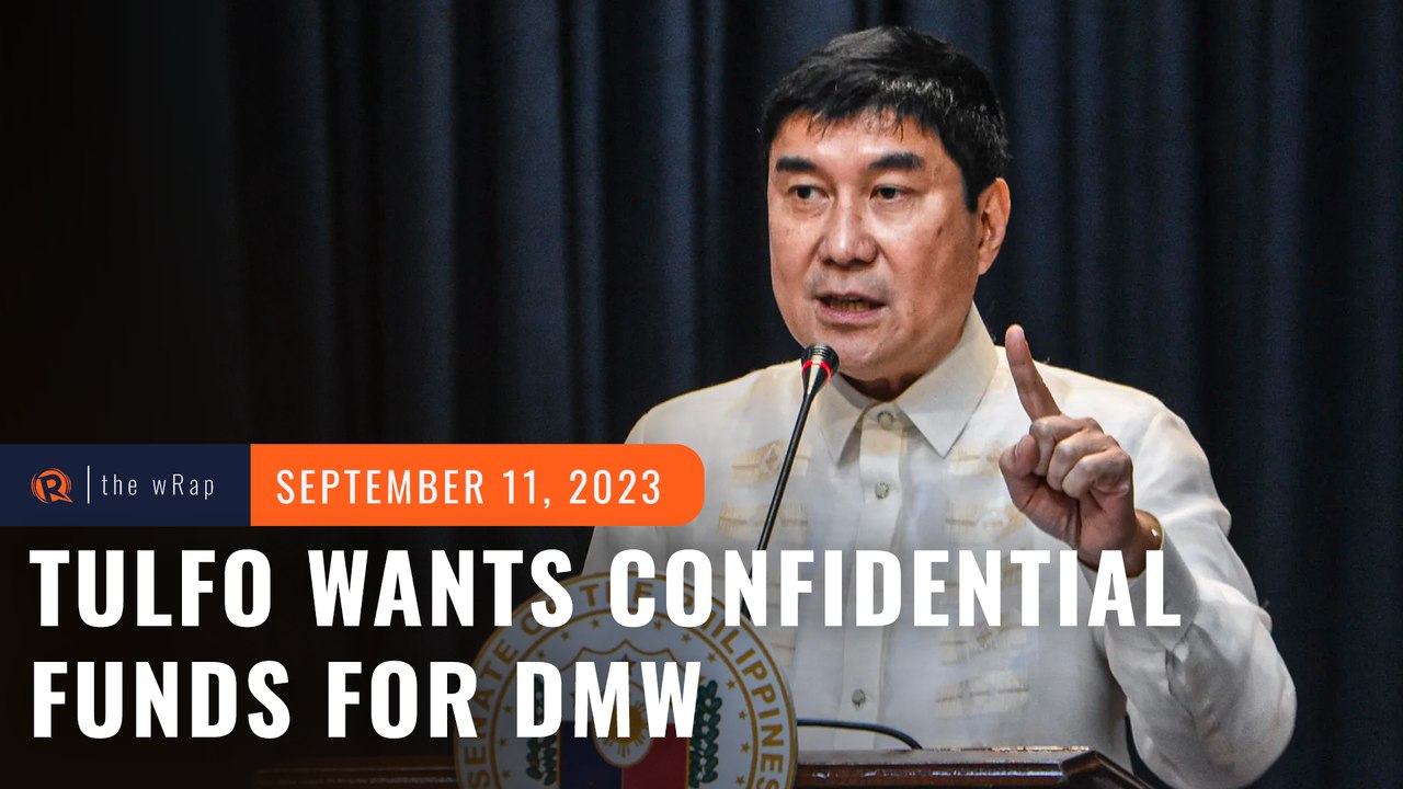Tulfo wants confidential funds for DMW to curb illegal recruitment