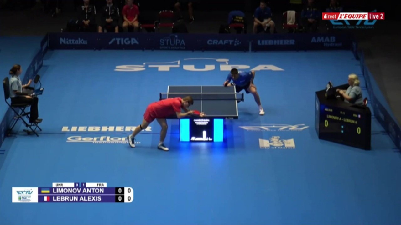 Le résumé des frères Lebrun - Tennis de table - Euro par équipes - Vidéo  Dailymotion