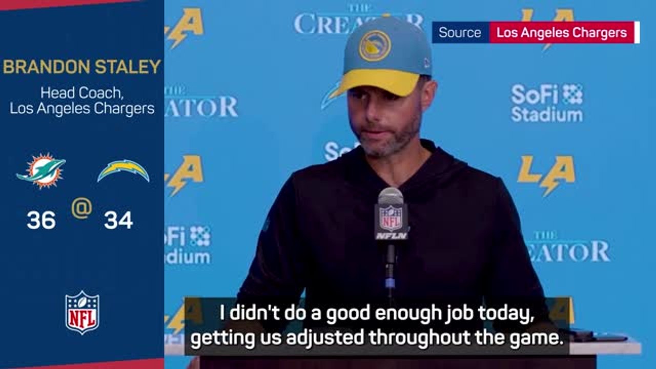Staley admits fault for Chargers defeat