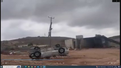 #إعصار_دانيال يضرب #درنة ويتسبب بأضرار بشرية ومادية كبيرة #ليبيا #العربية