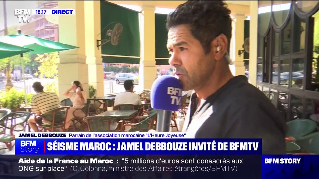 Séisme au Maroc: "La vie reprend son cours", affirme Jamel Debbouze en direct de Marrakech