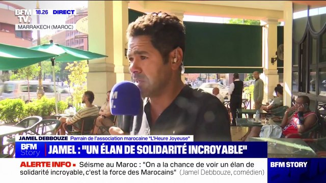 Jamel Debbouze au Maroc: Faire du tourisme dans un pays aujourd'hui meurtri, c'est aider ce pays (...) Si on [le] déserte, c'est une double peine