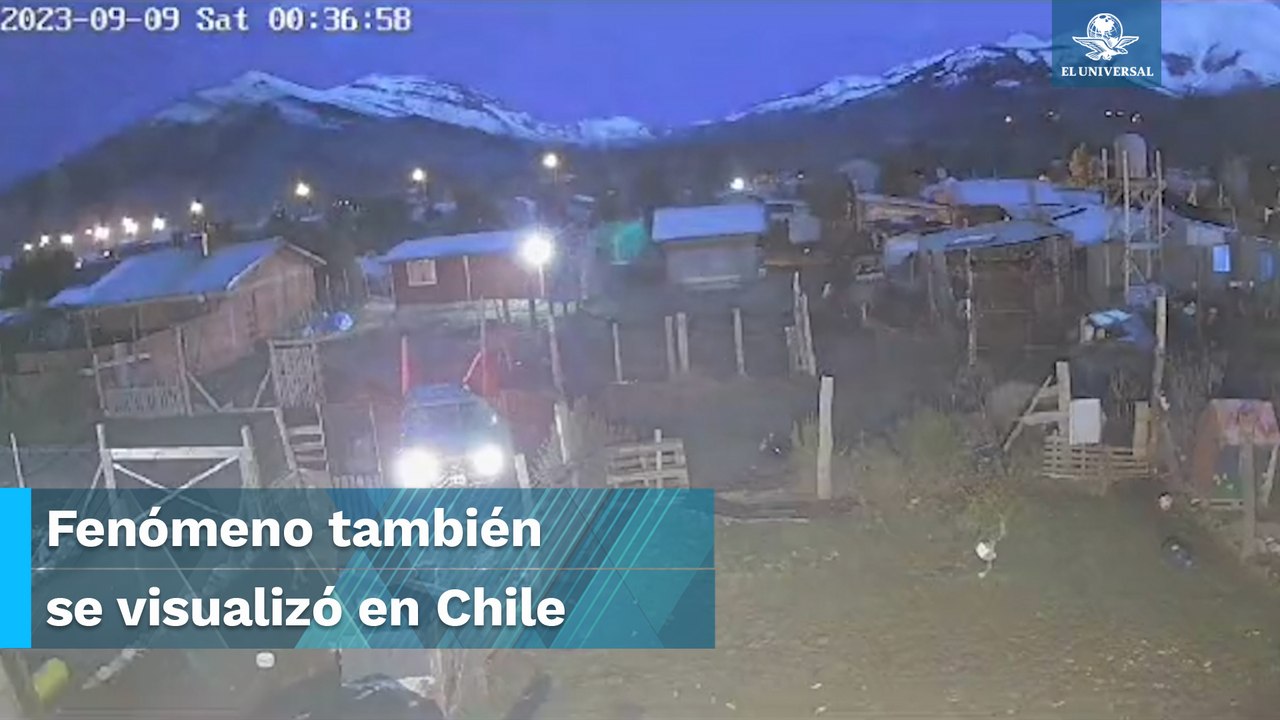 Meteorito sorprende a los habitantes de Bariloche, Argentina, al iluminar el cielo