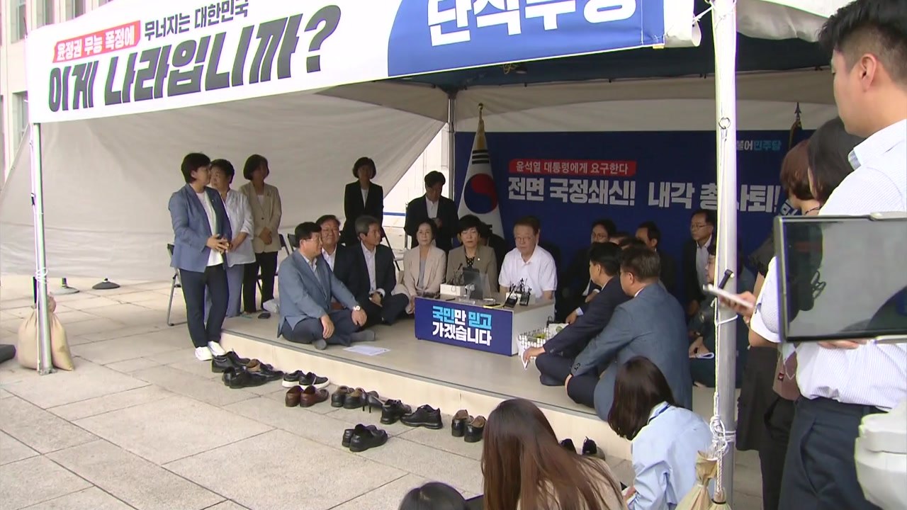 민주당 중진 의원 10여 명, 이재명 대표에 단식 중단 요청 / YTN