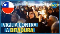 50 anos do golpe no Chile: Mulheres protestam contra ditadura