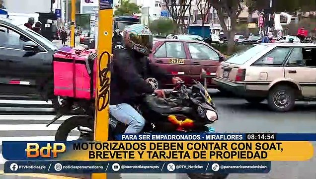 Municipalidad de Miraflores empadronará a motorizados que realicen delivery por aplicativos