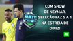 Seleção Brasileira GOLEIA na ESTREIA de Fernando Diniz; Neymar BRILHA! | BATE PRONTO - 11/09/23