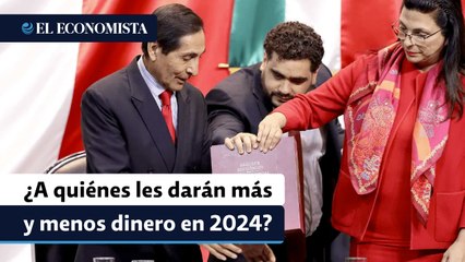 ¿A quiénes les darán más y menos dinero? Estos son los ganadores y perdedores del Presupuesto 2024