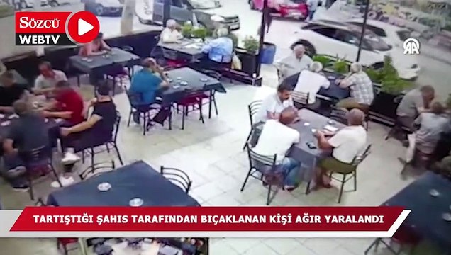 Yolda yürürken tartıştığı şahıs tarafından bıçaklanan kişi ağır yaralandı