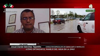 ¿Cómo optimizar el manejo del agua en la ZMG? El especialista Josué Daniel Sánchez lo explica
