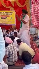 भोमपुरा माइनर की टेल के किसान धरने पर बैठे