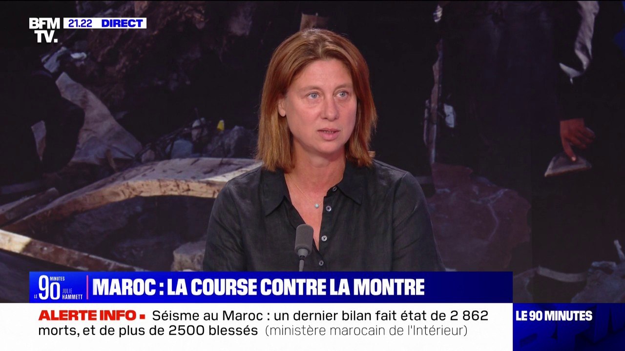 Séisme au Maroc: "On est en train d'évaluer les besoins", indique Isabelle Defourny (présidente de "Médecins Sans Frontières France")
