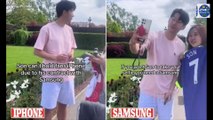 REVEALED: Tottenham superstar Son Heung-min REFUSES to hold fans' iPhones for their selfies with him - because of his sponsorship deal with Samsung