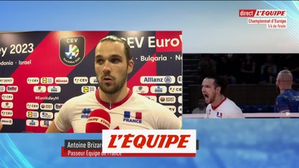 Brizard : «Les entrées ont fait du bien» - Volley - Euro (H)