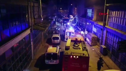 İnegöl'de Mobilya Atölyesinde Yangın Çıktı