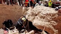 عقبات كبيرة تواجه فرق الإنقاذ في الأماكن المغربية المتضررة من الزلزال
