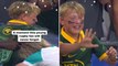Touching Moment Young South Africa Fan in Tears as Hero Signs His PANTS after Win Over Scotland