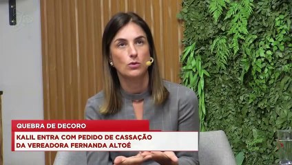 98Talks | Kalil entra com pedido de cassação da vereadora Fernanda Pereira Altoé
