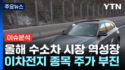 [굿모닝경제] 수소차 부진 속 대세 이룬 전기차...그런데 이차전지는 '추락' / YTN
