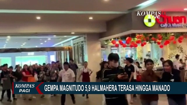 Gempa Magnitudo 5,9 di Halmahera, BMKG: Terasa hingga Manado