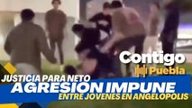 Golpiza entre jóvenes en #Angelópolis #Puebla #violencia