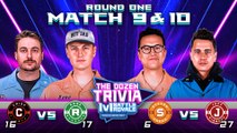 Rone vs. Chief & Cheah vs. Vibbs (Match 9&10, Round 1 - The Dozen Trivia 1v1 Battle Royale 2023)