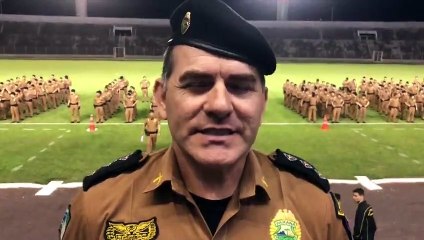 Polícia Militar realiza ensaio grandioso para formatura de 319 novos policiais