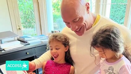 Dwayne Johnson's Daughters Give Him A Hilarious Transformation