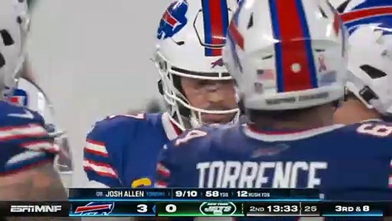 Buffalo Bills vs New York Jets Full Highlights 2nd QTR _ Sep 11 - Week 1 _ NFL Season 2023