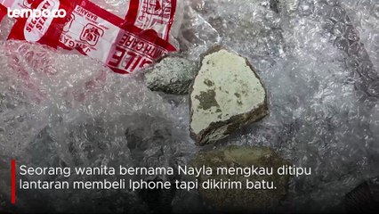 Wanita Ini Mengaku Beli Iphone Dikirim Batu, Belum Ada Penjelasan Resmi