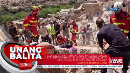 Naglabas ng pahayag si Pang. Bongbong Marcos tungkol sa malakas na lindol na yumanig sa Morocco | UB