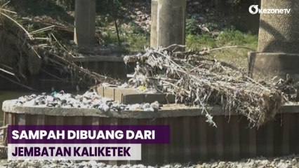 Sungai Bengawan Solo Dipenuhi Sampah Popok Bayi, Baunya Menyengat
