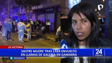Hombre en llamas que murió tras caer de edificio en Gamarra habría dejado una carta: ¿Qué decía?