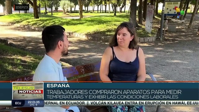 Trabajadores españoles denuncian dificultades debido a las altas temperaturas