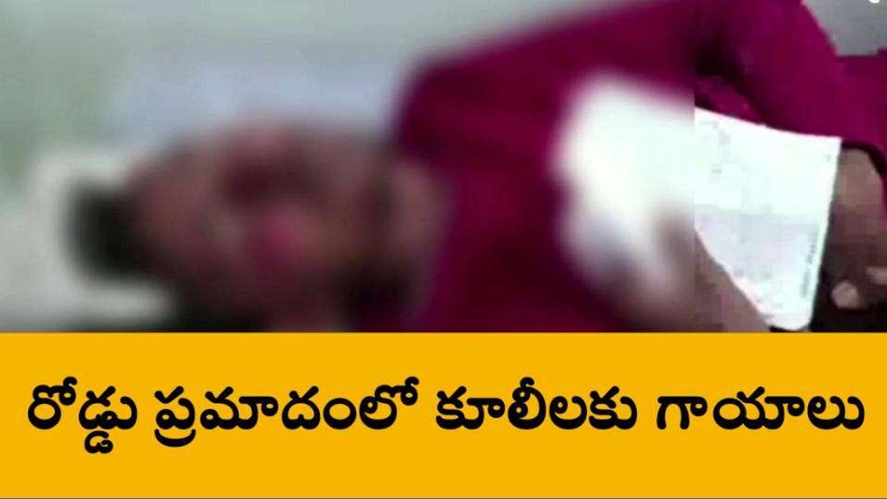 అనంతపురం జిల్లా: హైవేపై బైక్ బోల్తా... పరిస్థితి విషమం