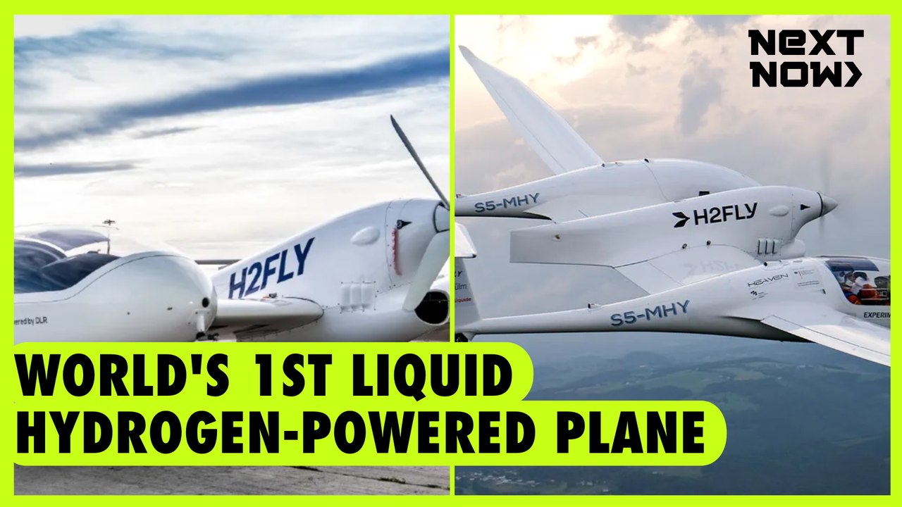 World's 1st liquid hydrogen-powered plane | NEXT NOW